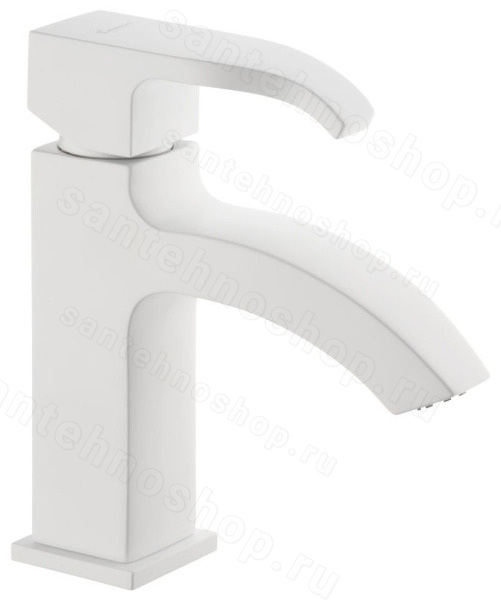 Смеситель для раковины Emmevi Niagara 74003/BIO, белый матовый, белый матовый