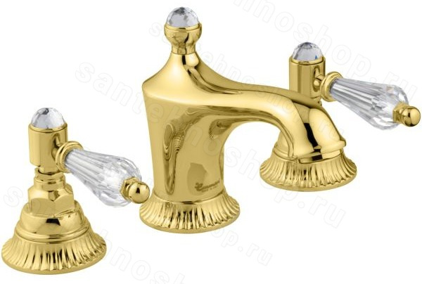 Смеситель для раковины Emmevi The One 98033LCSW/OR, золото, золото
