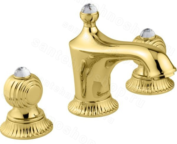 Смеситель для раковины Emmevi The One 98033SW/OR, золото, золото