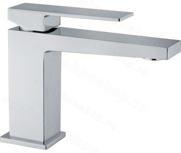 Смеситель для раковины Fiore Kube 100BB8515, белый матовый, белый матовый
