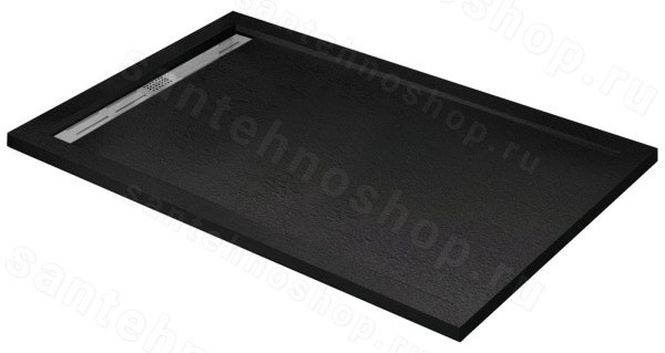 Душевой поддон Cezares TRAY-AS-AH-120/90-30-NERO 120x90 из искусственного камня, черный матов 120x90 из искусственного камня, черный матовый