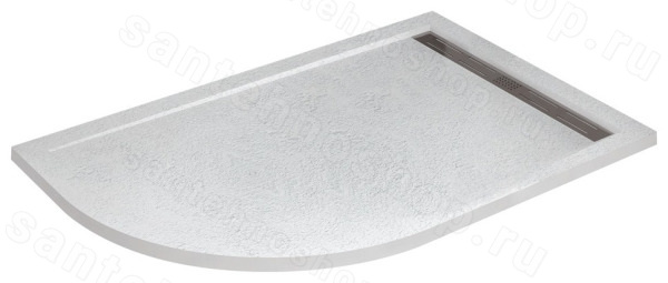 Душевой поддон Cezares TRAY-AS-RH-100/80-30-W-R 100x80 из искусственного камня, белый 100x80 из искусственного камня, белый