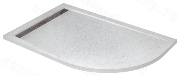 Душевой поддон Cezares TRAY-AS-RH-120/80-30-W-L 120x80 из искусственного камня, белый 120x80 из искусственного камня, белый