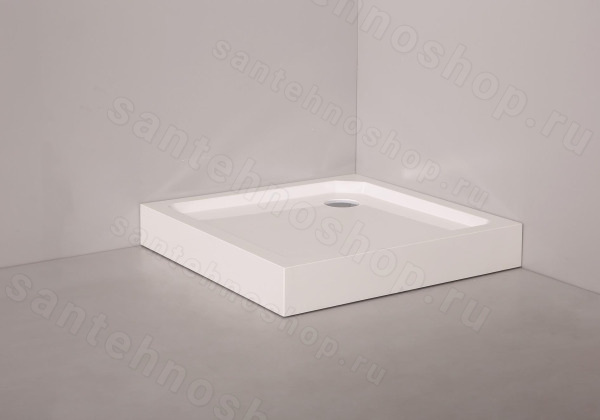 Душевой поддон Cezares TRAY-SMC-A-80-550-150-W 80x80 из стеклопластика, белый 80x80 из стеклопластика, белый