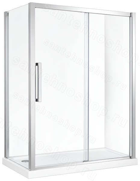 Душевой уголок Cezares LUX-SOFT-W-AH-1-120/90-C-Cr-IV 120x90, профиль хром 120x90, профиль хром
