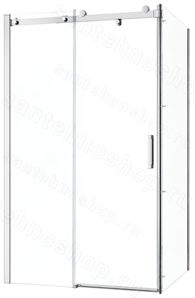 Душевой уголок Cezares STYLUS-SOFT-A-1-100/100-C-Cr 100x100, профиль хром 100x100, профиль хром