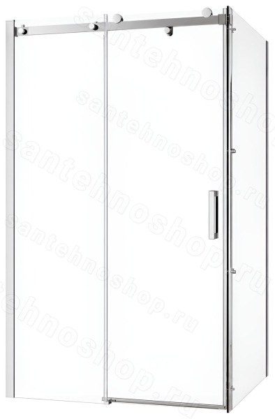Душевой уголок Cezares STYLUS-SOFT-AH-1-160/100-C-Cr 160x100, профиль хром 160x100, профиль хром