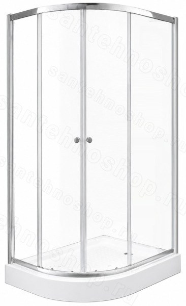 Душевой уголок Cezares ANIMA-W-RH-2-120/100-C-Cr-R 120x100, профиль хром 120x100, профиль хром