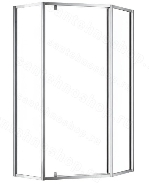 Душевой уголок Cezares ECO-O-P-1-90-C-Cr 90x90, профиль хром 90x90, профиль хром
