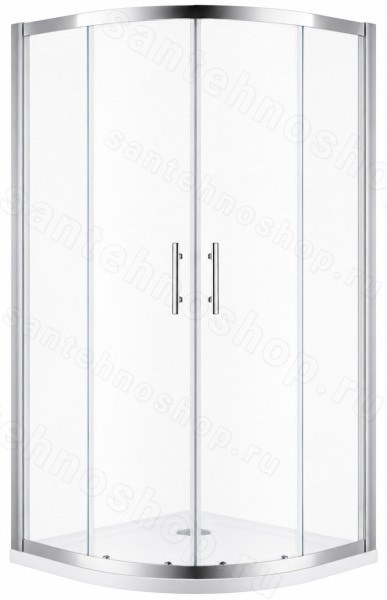 Душевой уголок Cezares ECO-O-R-2-90-C-Cr 90x90, профиль хром 90x90, профиль хром