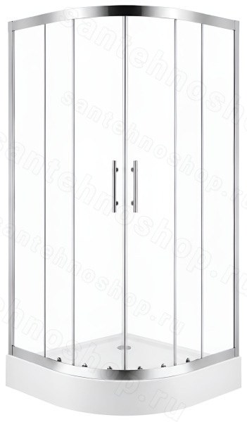 Душевой уголок Cezares ECO-O-RH-2-120/90-C-Cr 120x90, профиль хром 120x90, профиль хром