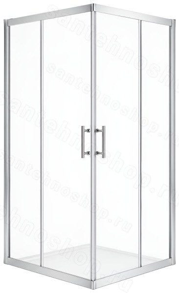 Душевой уголок Cezares MOMENTO-A-2-80-C-Cr 80x80, профиль хром 80x80, профиль хром