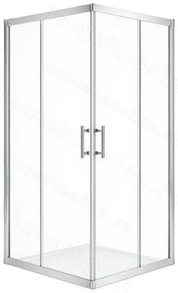 Душевой уголок Cezares MOMENTO-A-2-90-C-Cr 90x90, профиль хром 90x90, профиль хром