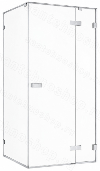 Душевой уголок Cezares BERGAMO-W-A-2-100-C-Cr 100x100, профиль хром 100x100, профиль хром