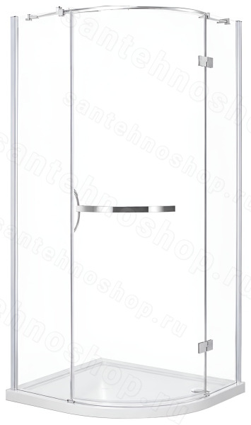 Душевой уголок Cezares BERGAMO-W-RH-1-120/100-ARCO-C-Cr-R-IV 120x100, профиль хром 120x100, профиль хром