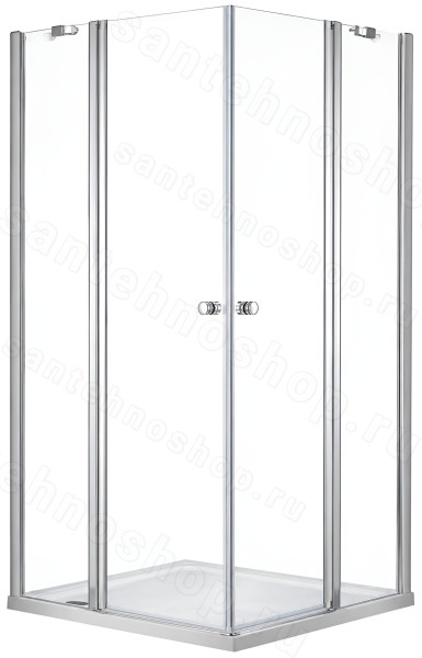 Душевой уголок Cezares ELENA-W-A-22-120-C-Cr 120x120, профиль хром 120x120, профиль хром