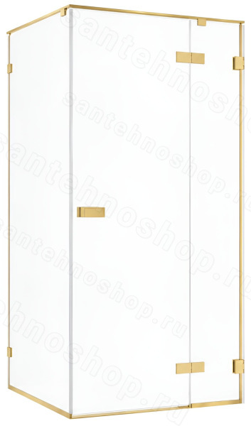 Душевой уголок Cezares BELLAGIO-AH-1-140/90-C-BORO 140x90, профиль золото 140x90, профиль золото