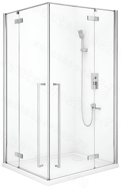 Душевой уголок Cezares LINER-AH-2-120/90-C-Cr-R 120x90, профиль хром 120x90, профиль хром