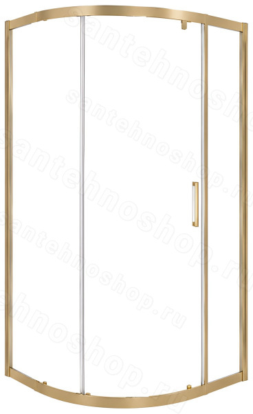 Душевой уголок Cezares MOLVENO-R-1-90-C-BORO-IV 90x90, профиль золото 90x90, профиль золото