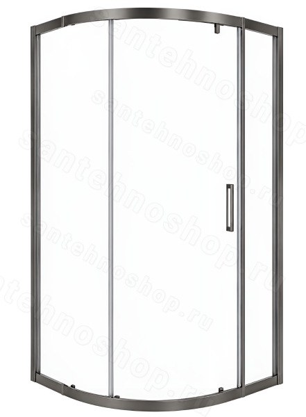Душевой уголок Cezares MOLVENO-R-1-90-C-GM-IV 90x90, профиль сталь 90x90, профиль сталь