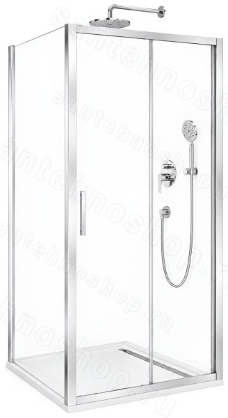 Душевой уголок Cezares MOLVENO-AH-11-120/100-C-Cr-IV 120x100, профиль хром 120x100, профиль хром