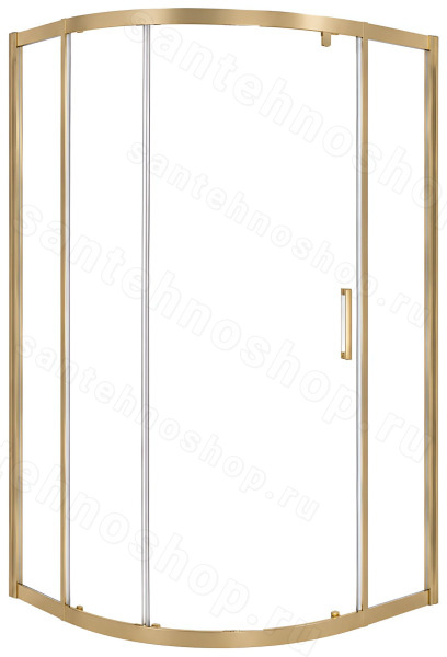 Душевой уголок Cezares MOLVENO-RH-1-110/90-C-BORO-IV 110x90, профиль золото 110x90, профиль золото