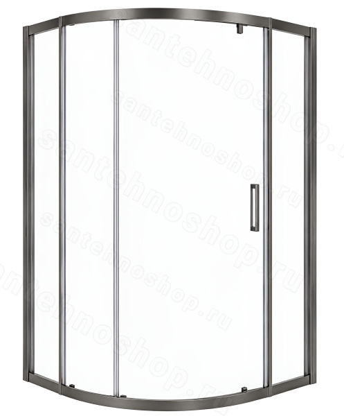 Душевой уголок Cezares MOLVENO-RH-1-110/90-C-GM-IV 110x90, профиль сталь 110x90, профиль сталь