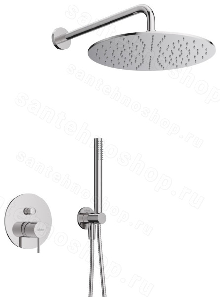 Душевая система Cezares LEAF-DSIP-30-L-01, цвет хром, цвет хром