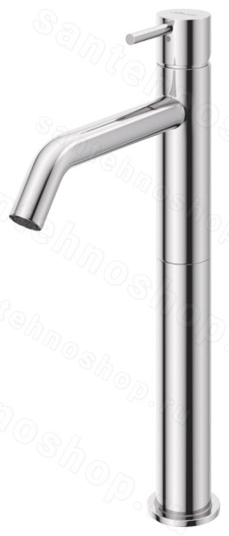Смеситель для раковины Cezares Leaf LEAF-LC2-L-01-W0 высокий, хром