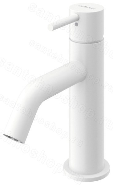 Смеситель для раковины Cezares Leaf LEAF-LSM2-L-BIO, белый матовый