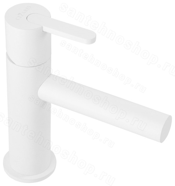 Смеситель для раковины Cezares Leaf LEAF-LSM1-BIO, белый матовый