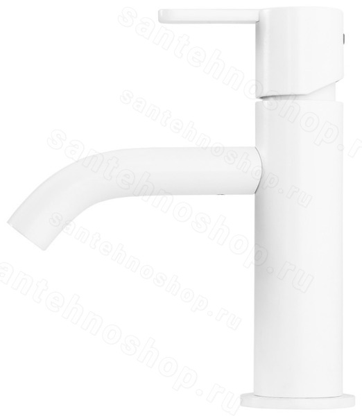 Смеситель для раковины Cezares Leaf LEAF-LSM2-BIO, белый матовый