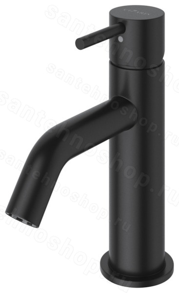 Смеситель для раковины Cezares Leaf LEAF-LSM2-L-NOP, черный матовый