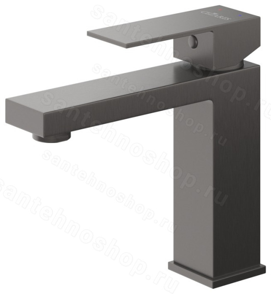 Смеситель для раковины Cezares Slider SLIDER-LS-GM, оружейная сталь