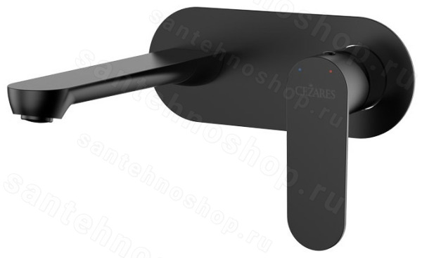 Смеситель для раковины Cezares Stylus STYLUS-BLI1-NOP-W0 встраиваемый, черный матовый