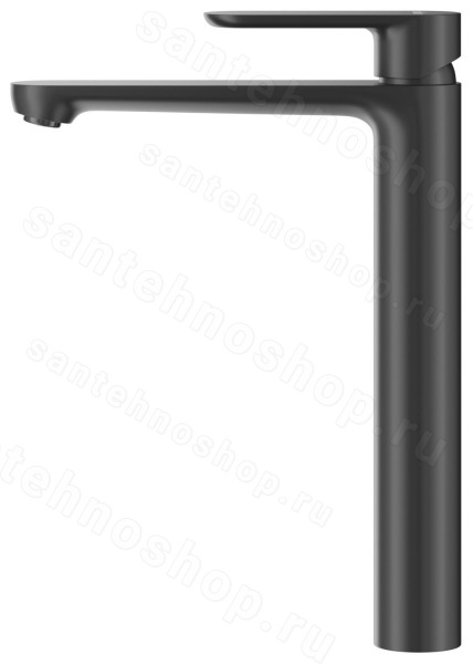 Смеситель для раковины Cezares Stylus STYLUS-LC-NOP-W0 высокий, черный матовый