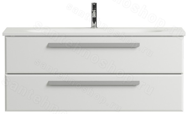 Тумба под раковину Cezares ECO-1200-2C-SO-BL 120x50 подвесная, белая глянцевая 120x50 подвесная, белая глянцевая
