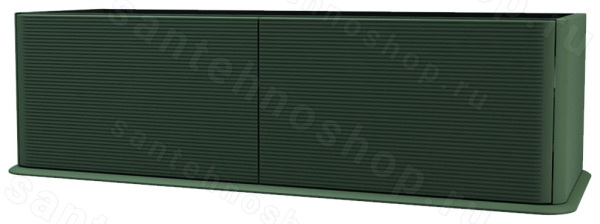 Тумба под раковину Cezares Idra 55812 144x41 подвесная, зеленая матовая 144x41 подвесная, зеленая матовая