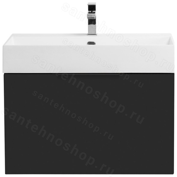 Тумба под раковину Cezares Premium 55397 70x43 подвесная, черная матовая 70x43 подвесная, черная матовая