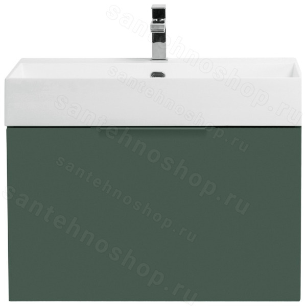 Тумба под раковину Cezares Premium 55400 70x43 подвесная, зеленая матовая 70x43 подвесная, зеленая матовая