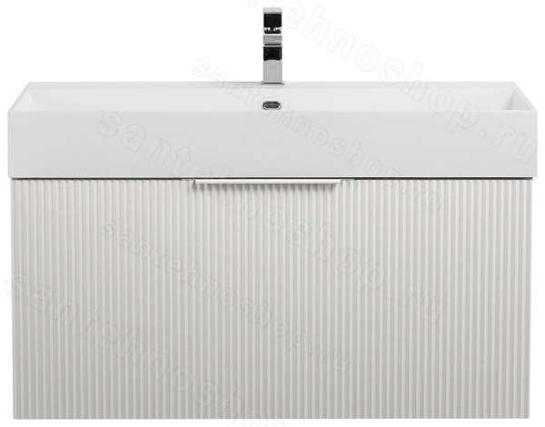 Тумба под раковину Cezares Premium 55441 90x43 подвесная, белая матовая 90x43 подвесная, белая матовая