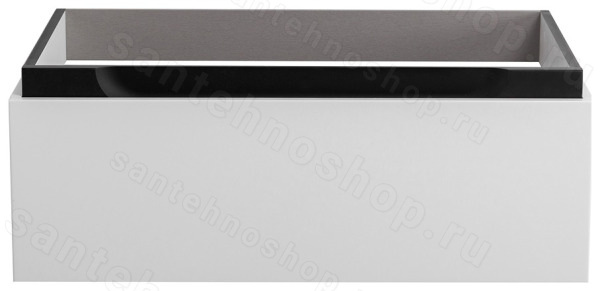 Тумба под раковину Cezares SLIDER-800-1C-SO-BO 76x29 подвесная, белая матовая 76x29 подвесная, белая матовая