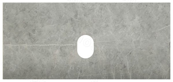 Столешница BelBagno KEP-90-MGL-W0 90x46 из керамогранита, серый глянцевый мрамор 90x46 из керамогранита, серый глянцевый мрамор
