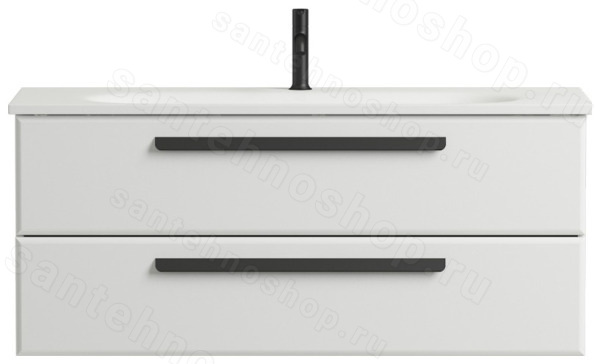 Тумба с раковиной Cezares Eco 00-00012631 120x52 подвесная, белая глянцевая 120x52 подвесная, белая глянцевая