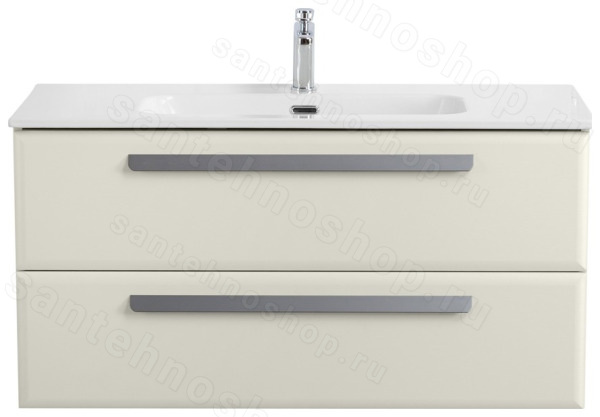 Тумба с раковиной Cezares Eco-cer-n 00-00017234 101x51 подвесная, альпака брашированная 101x51 подвесная, альпака брашированная
