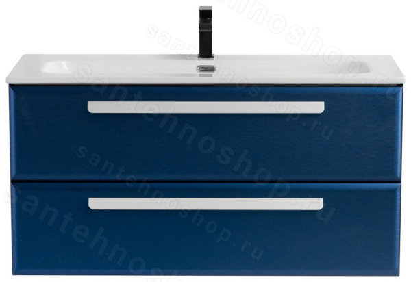 Тумба с раковиной Cezares Eco-cer-n 00-00017237 101x51 подвесная, сапфир 101x51 подвесная, сапфир