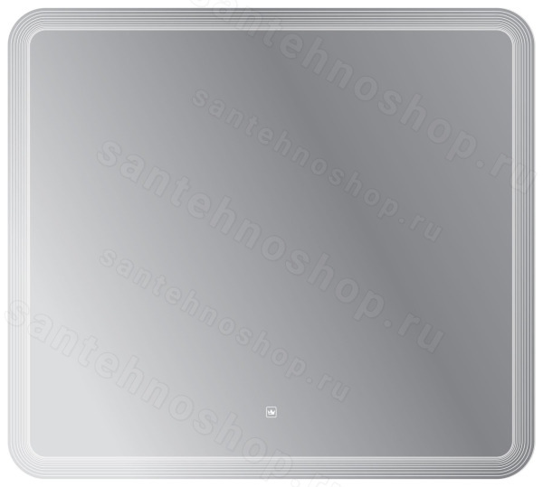 Зеркало с подсветкой Cezares Duet CZR-SPC-DUET-900-800-LED-TCH 90x80 90x80