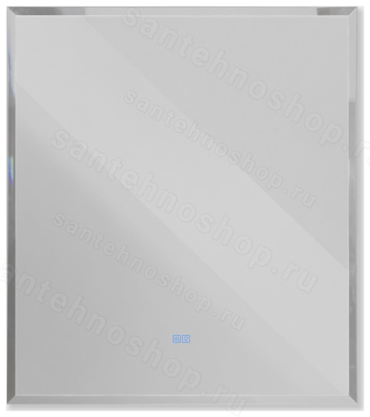 Зеркало с подсветкой Cezares Interni CZR-SPC-INT-800-900-LED-TCH-WARM-BL 80x90, белый глянцевый 80x90, белый глянцевый