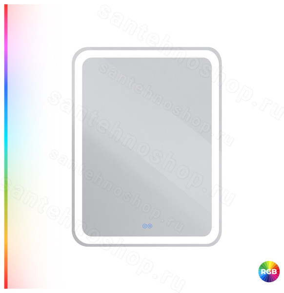Зеркало с подсветкой Cezares CZR-SPC-MC-600-800-RGB-TCH 60x80 60x80