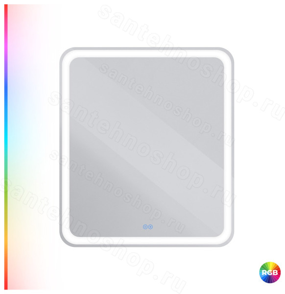 Зеркало с подсветкой Cezares CZR-SPC-MC-700-800-RGB-TCH 70x80 70x80